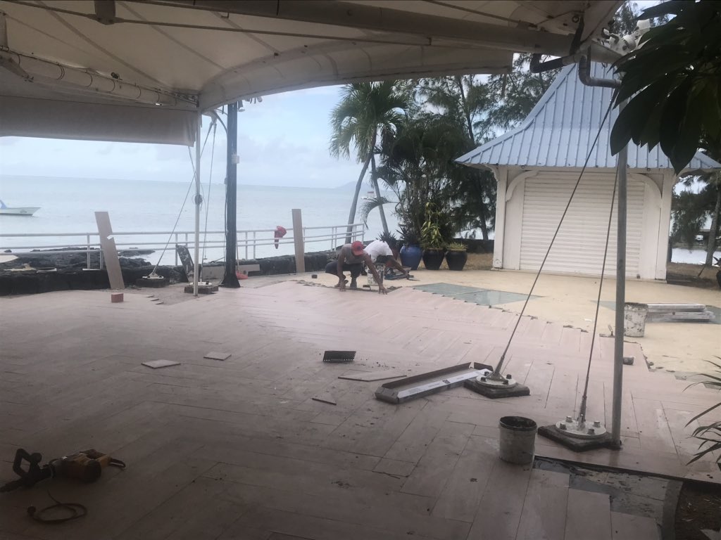 CarolineO_SW's tweet photo. @SarahLydle @bookingcom Hi @bookingcom - these are the photos of the alternative hotel recommended to us - the construction site next to their ‘tranquil’ beach https://t.co/4FGs5ti1l4