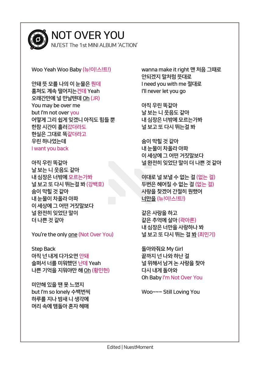 MomentNuest's tweet photo. 뉴이스트 응원법 모음

다운로드 링크(전체 통합 PDF)
https://t.co/KNI9paC1zs

오타제보 및 문의는 DM

FACE
ACTION
NOT OVER YOU
여보세요(HELLO)

#뉴이스트응원법 #뉴이스��� #응원법 https://t.co/j9UVo2MEuG