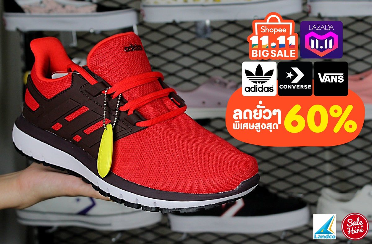 salehere1's tweet photo. 📣 11.11 Big sales Adidas Converse Vans ลดพิเศษสูงสุด 60%
⭐ คลิกรับ voucher Lazada Shopee ส่วนลด 100 บาท ที่หน้าร้าน (ตามเงื่อนไข)
📅 วันนี้ - 14 พ.ย. 62
📍 เว็บไซต์และแอป Shopee >> https://t.co/HCNyJDbUHa
📍Lazada >> https://t.co/wqWkKyBQg4
#salehere #Adidas #Vans #Convere https://t.co/jPRwqebc7v