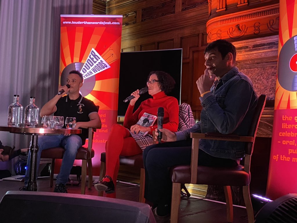 Wonderful discussion about the great @RankingRoger gadget man from The Beat with @RankingJnr talking to @RhodaDakar & author of ‘I Just Can’t Stop It’ @DanielRachel69 at @Lthanwordsfest #musiclitfest #ska