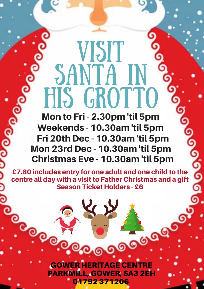 #FatherChristmas #Santa #swansea #gower #thingstodoinswansea #localbusiness #grotto #gift #Christmas