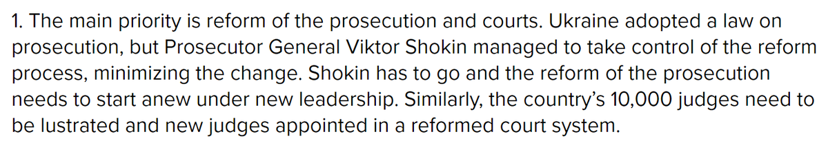 14/ as preview, influential Atlantic Council demanded a Robespierrian gutting of entire Ukrainian justice system, including the dismissal ("lustration") of all 10,000 judges. After all, /sarc lustration of Saddam's army had worked out really well /sarc https://www.atlanticcouncil.org/blogs/ukrainealert/seven-key-reforms-for-ukraine-in-2016/