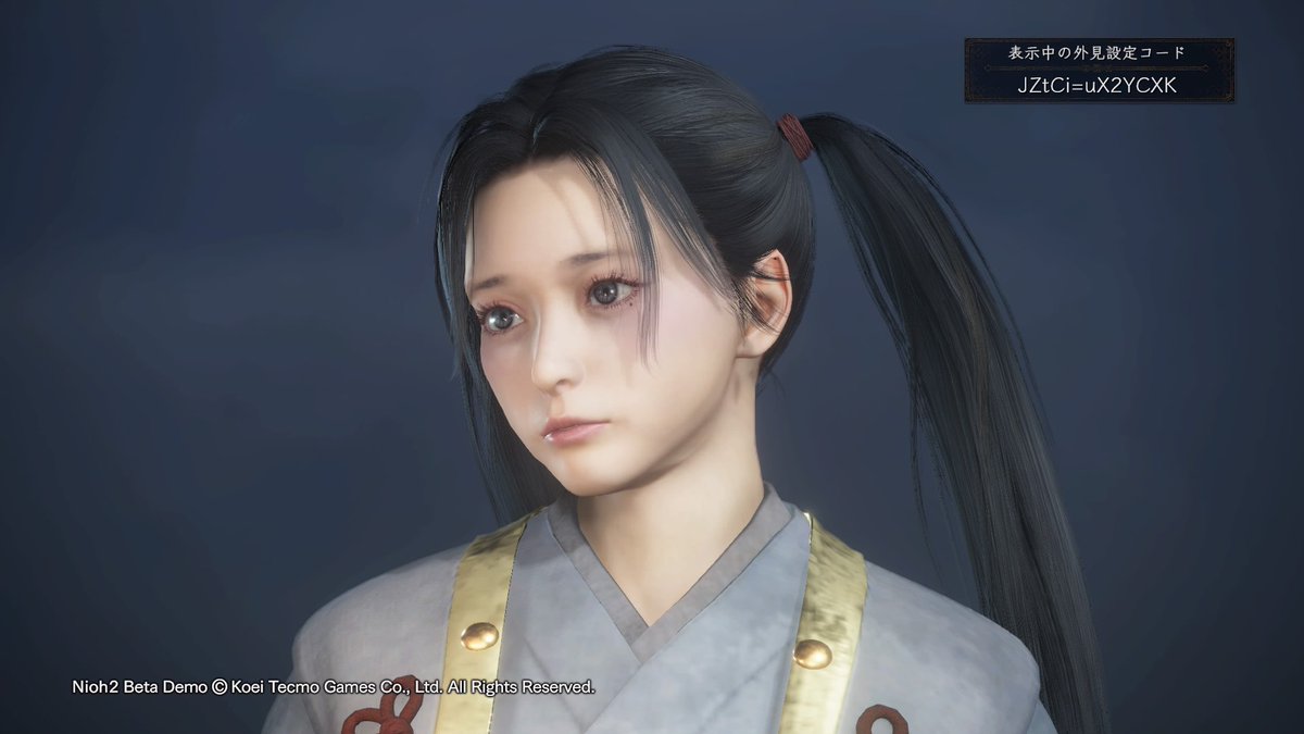 tanaka_kazukoo's tweet photo. 幼い感じで🐱 #Nioh2b_contest #仁王2β #Nioh2 #Nioh2b_code #キャラクタークリエイト #キャラクリ #PS4share https://t.co/s4axubuLCj