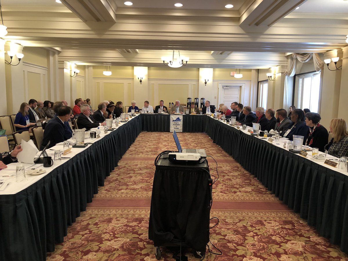 VACounties's tweet photo. The VACo Board of Directors Meeting is underway at the 85th Annual Conference. #VACoConf https://t.co/zYftokgKoI