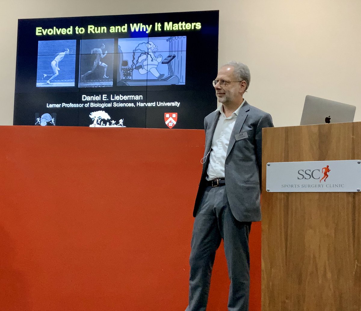 jb_morin's tweet photo. Finally fresh & mind-opening talk by Dan Lieberman from @Harvard 🤓🧐
Running helped us follow the great equation of life « energy in, babies out » 👍😁🔁♻️ and then, something went wrong 🤦🏻♂️📉
We are « made » to run slow, often, and enjoy it. Applied right away✅🥰
#SSCrun2019 https://t.co/3mNUVAD5gU
