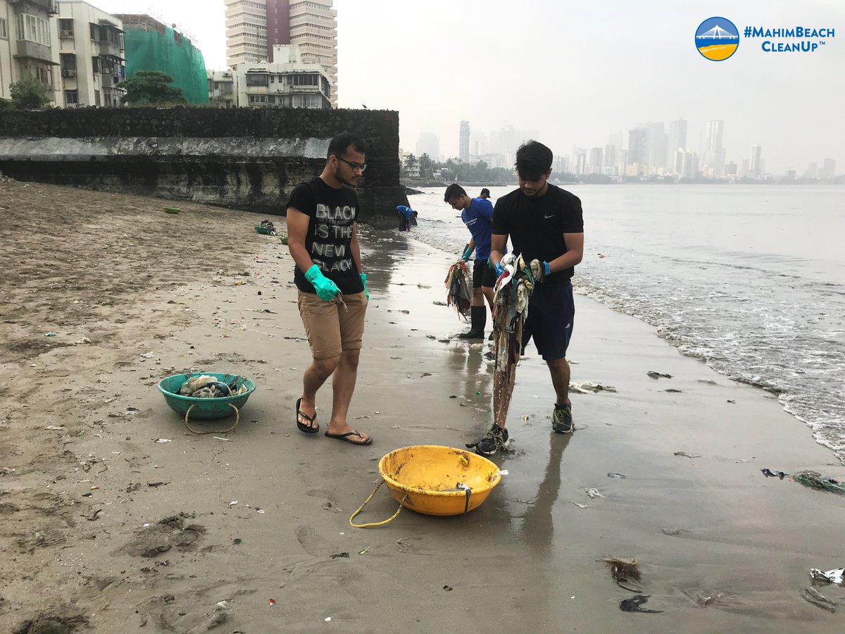 mahimbeach's tweet photo. Week 114: A shoutout to volunteers from @MaceGroup, L&T and Patkar-Varde College for a stellar turnout. Special mention of our committed volunteers for dedicating every Saturday morning to the service of our oceans!
See you all next week.
#MahimBeachCleanUp #iChooseToClean https://t.co/KxtKV4PWOE