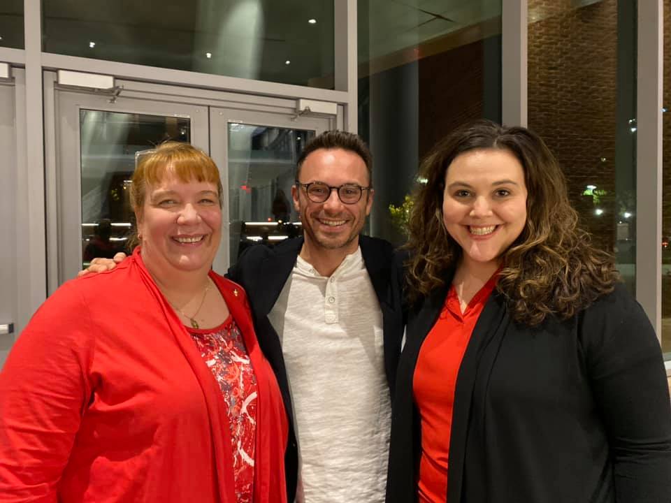 With Kate, Asst Director - The Iribe Initiative for Inclusion in Computing (@IribeInitiative) and Brendan Iribe (<a href="/brendaniribe/">Brendan Iribe</a>) at the reception for Tech+Research (the research branch of <a href="/gotechnica/">Technica</a>).
Thank you, Brendan, for supporting our efforts to diversify computing!
