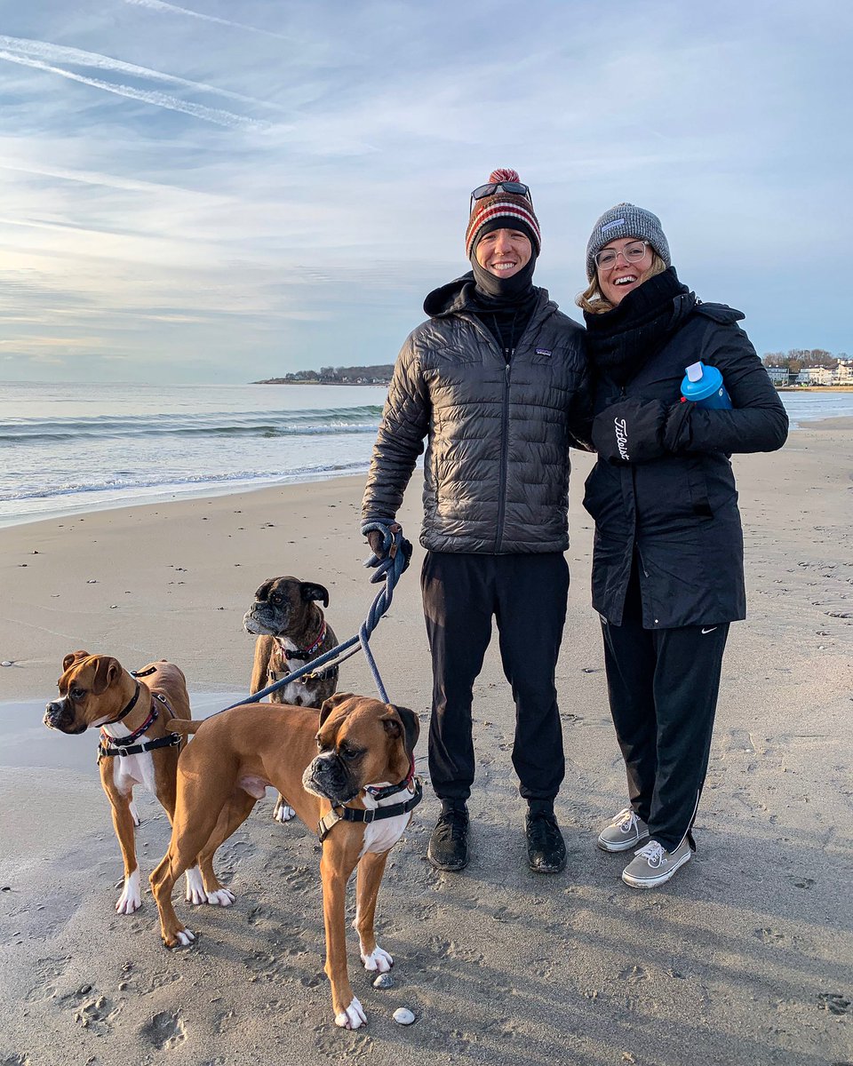 Gansett mornings with the family! #grateful #home #sunrise #beach @FelixFortisGolf