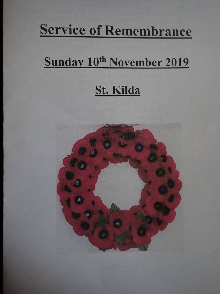 A simple and moving remembrance service was held in the church on <a href="/StKildaNTS/">St Kilda World Heritage Site NTS</a>  today, bringing together everyone on the island @SoaySheep <a href="/QinetiQ/">QinetiQ Group</a> #RemembranceSunday