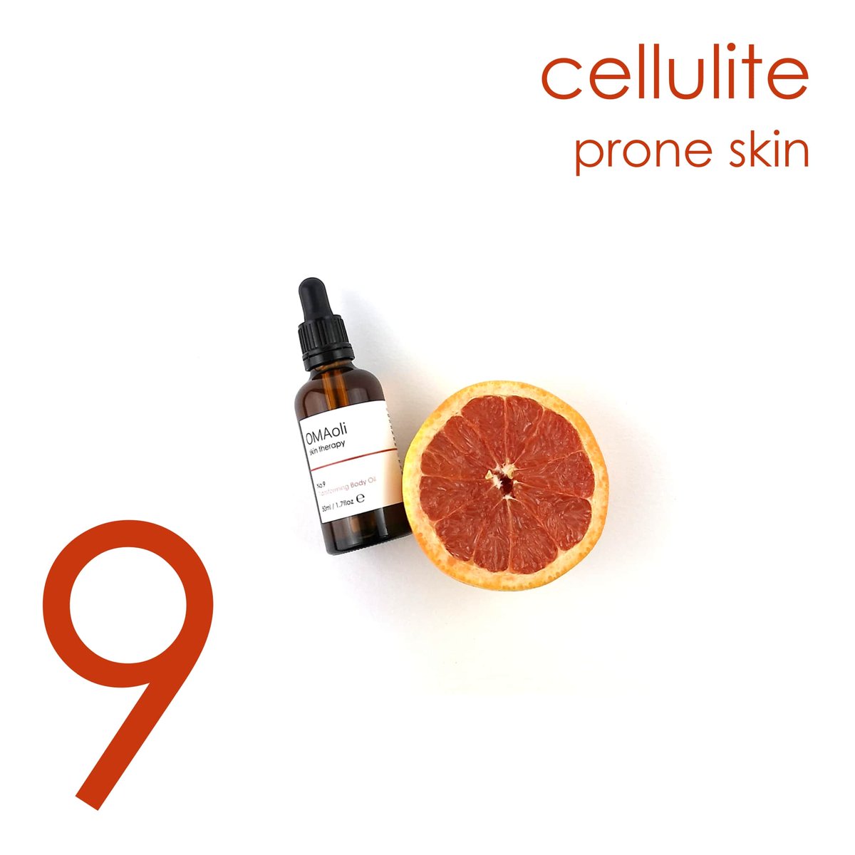 Formula No.9 is for CELLULITE prone skin.

It contains natural oils that tone &amp; firm skin by breaking down fatty tissues &amp; removing excess fluid and toxins from under the surface of skin.

Find out more at omaoli.co.uk/product/transf…

#OMAoli #skintherapy #celluliteoil #bodyoil