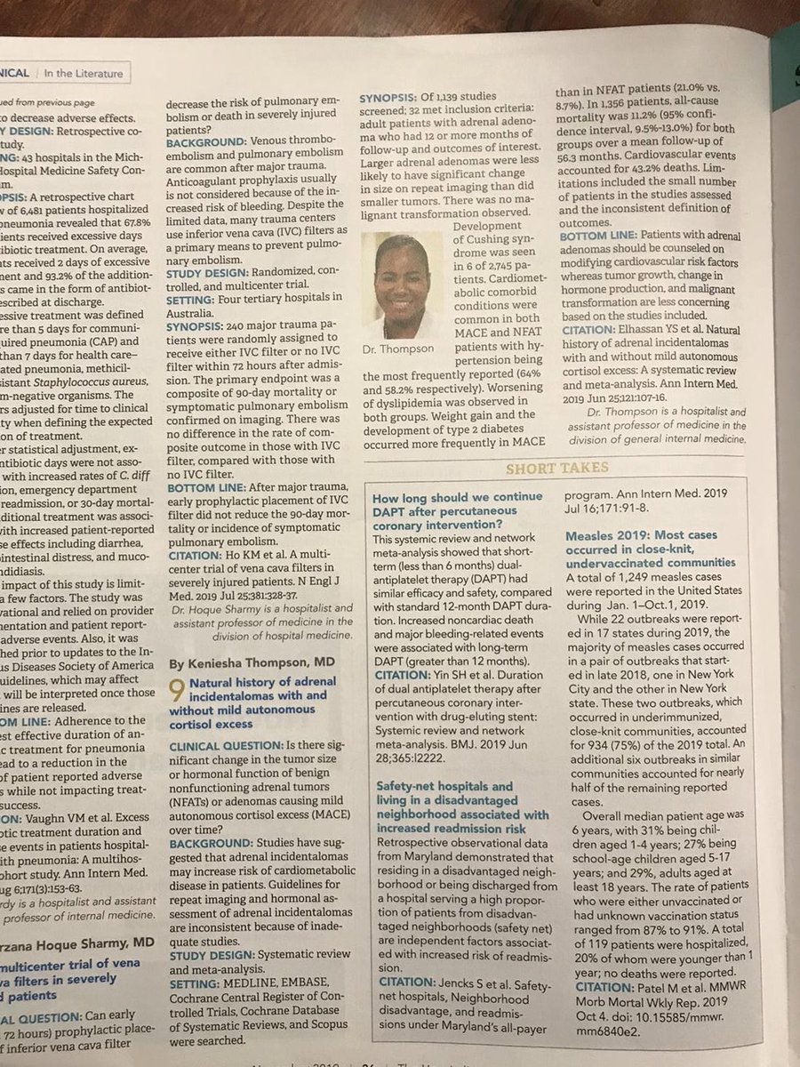 Strong work SLU Hospital Medicine Section!!! Proud to work with this team! #SoMeDocs