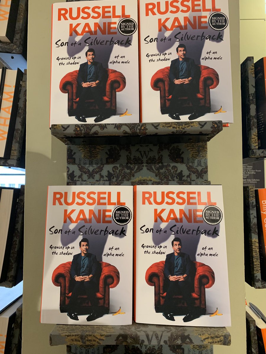 BhamWaterstones's tweet photo. Thanks to @Russell_Kane and everyone who came to our event!
We have signed copies of #SonOfASilverback on the Ground Floor for those who weren't able to make it. Pop in to get a copy or call the shop to reserve one! ๐ ๐ https://t.co/fcuKHm2aoe