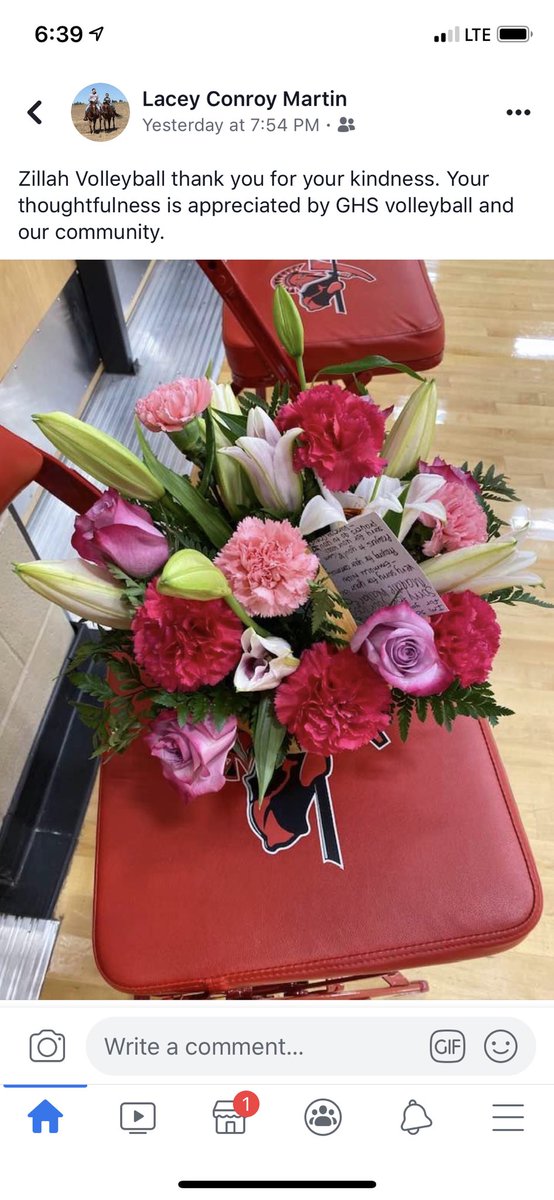Thank you Zillah Volleyball ❤️

This is what sports are all about. Your kind words and flowers are very much appreciated. 

#AlwaysStayHumbleAndKind❤️ 
#MoreThanAGame