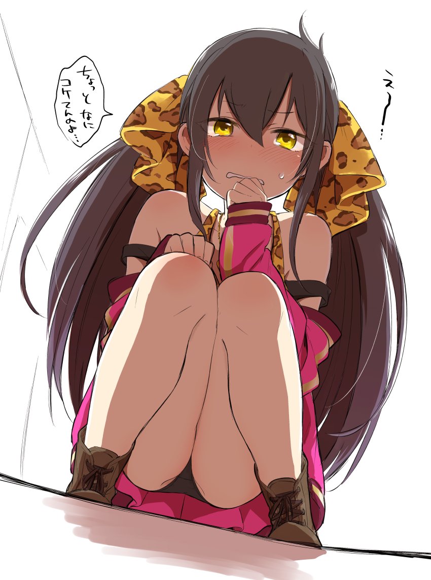 梨沙ボイスおめでとーっておもって絵探したら暗いのとパンツだった… 
