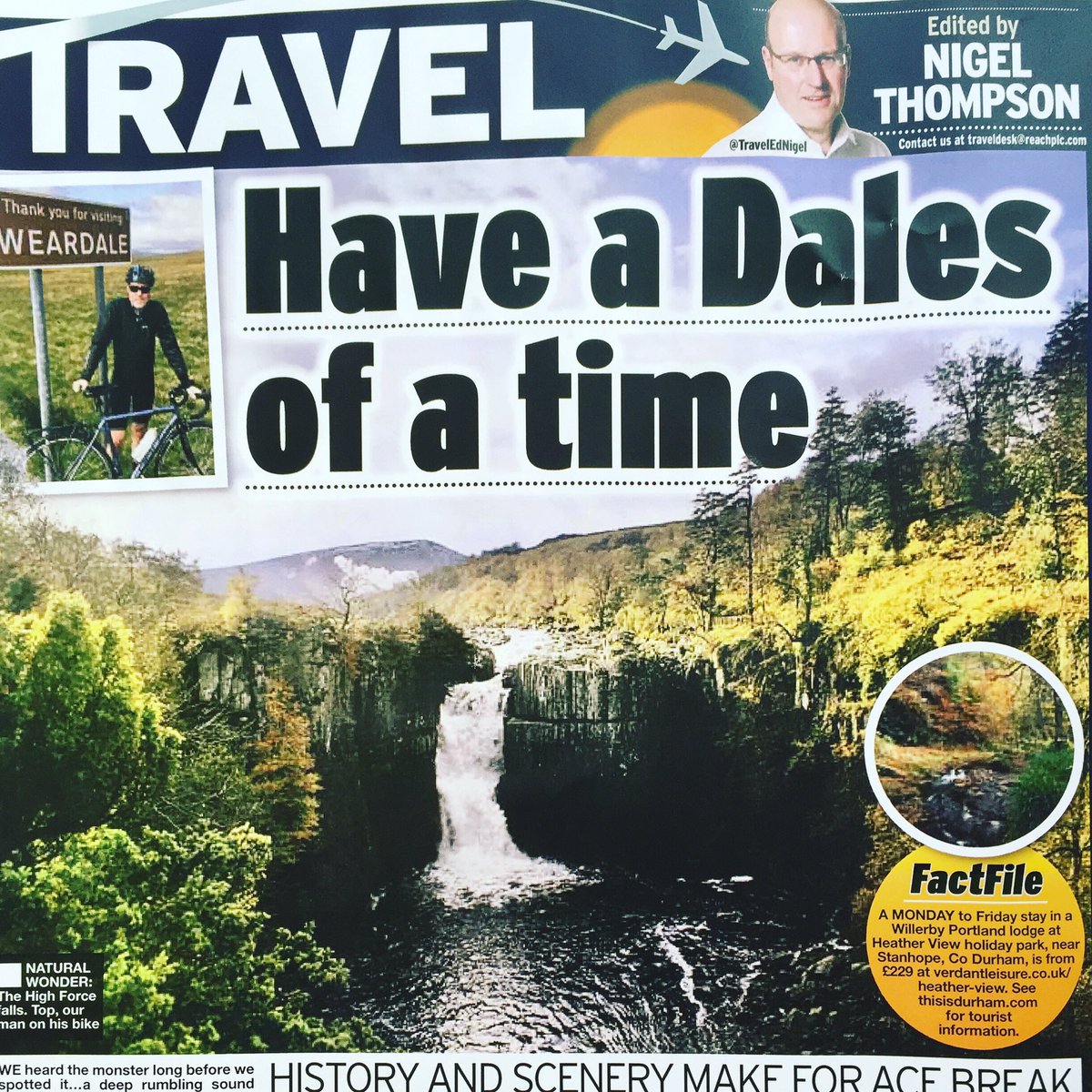 So pretty, it could be a painting ... take yourself off to the Durham Dales in today’s <a href="/dailystar/">Daily Star</a> Sunday travel section.
<a href="/thisisdurham/">This is Durham</a> 
<a href="/verdantleisure/">Verdant Leisure</a>