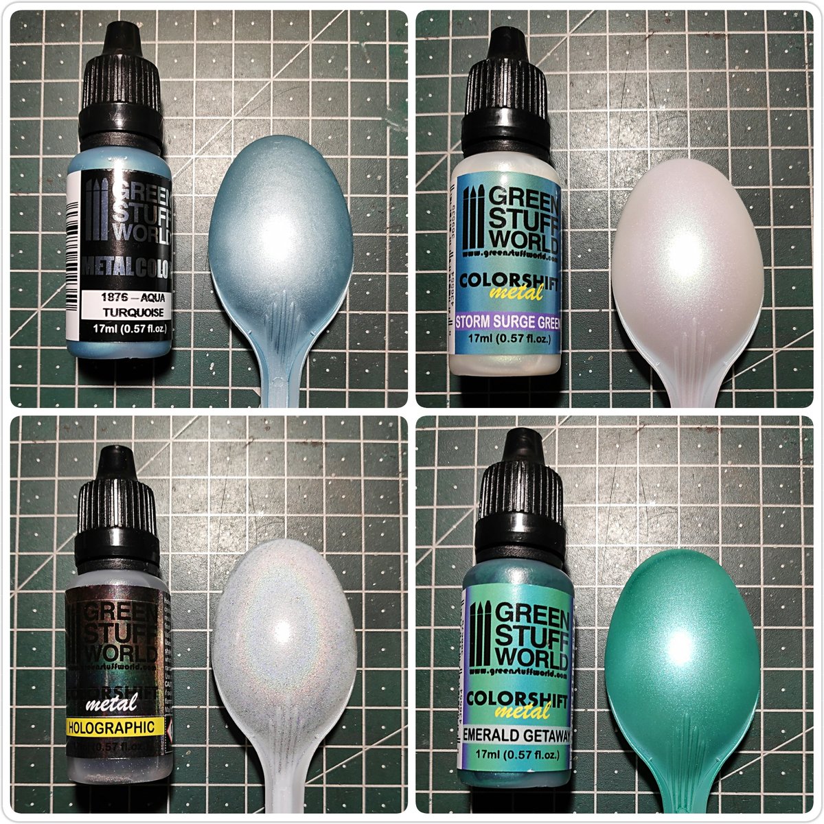 PanzerDetails's tweet photo. [PAINTING] First tests with the new paint. It looks like the clear/transparent colorshift metal paint need a good base color to see the full effect. Coming soon… 🎨✌️

#colors #paint #painting #greenstuffworld #colorshift #metal #metalcolor #metalpaint #panzerdetails #project https://t.co/DgqOMcaTJw