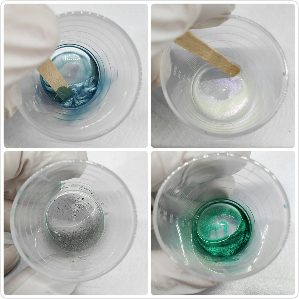 PanzerDetails's tweet photo. [PAINTING] First tests with the new paint. It looks like the clear/transparent colorshift metal paint need a good base color to see the full effect. Coming soon… 🎨✌️

#colors #paint #painting #greenstuffworld #colorshift #metal #metalcolor #metalpaint #panzerdetails #project https://t.co/DgqOMcaTJw