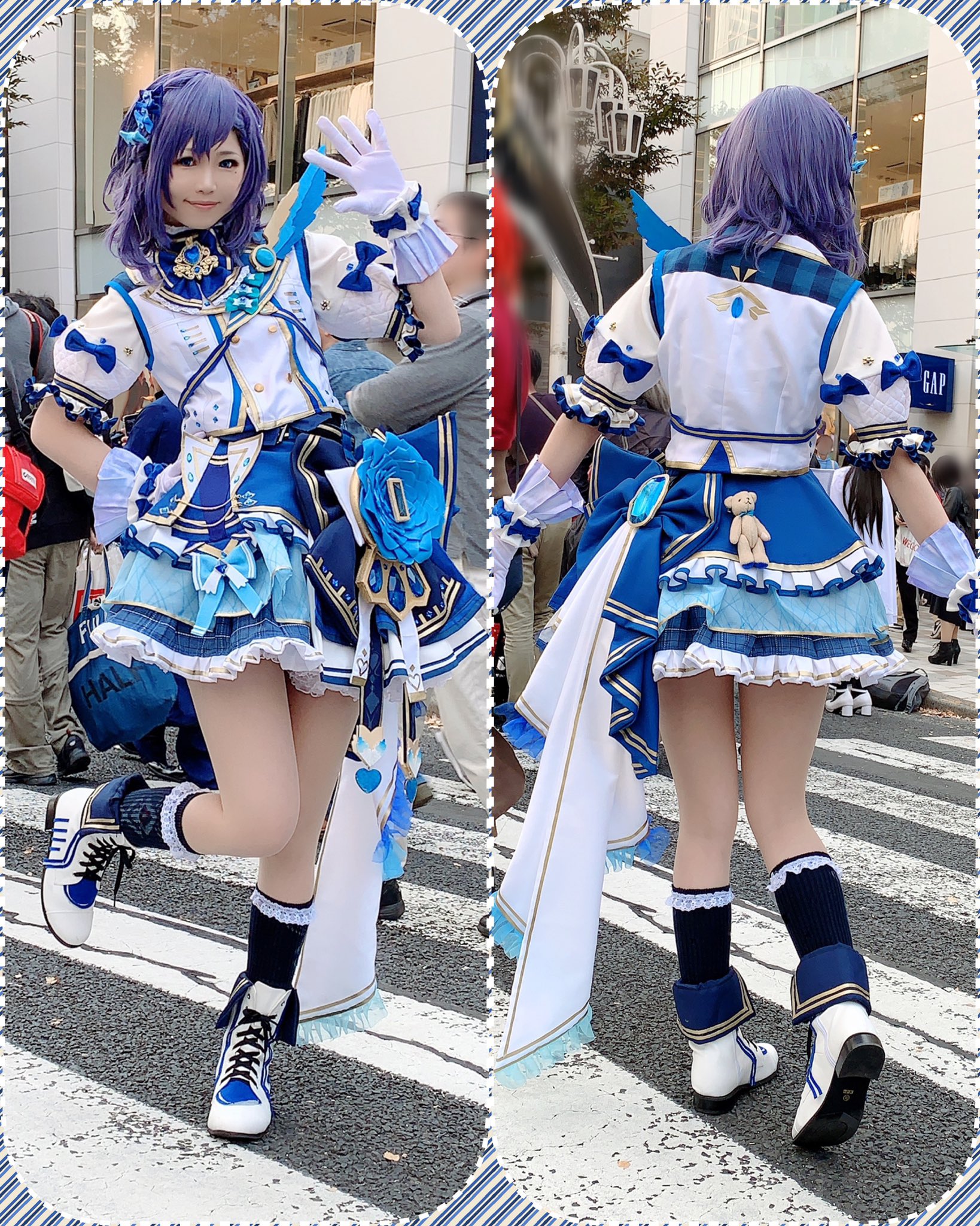 にじさんじ こじらせハラスメント コスプレ　ういは　ウィッグ付き 最終値下げ】にじさんじ 相羽ういは こじらせハラスメント