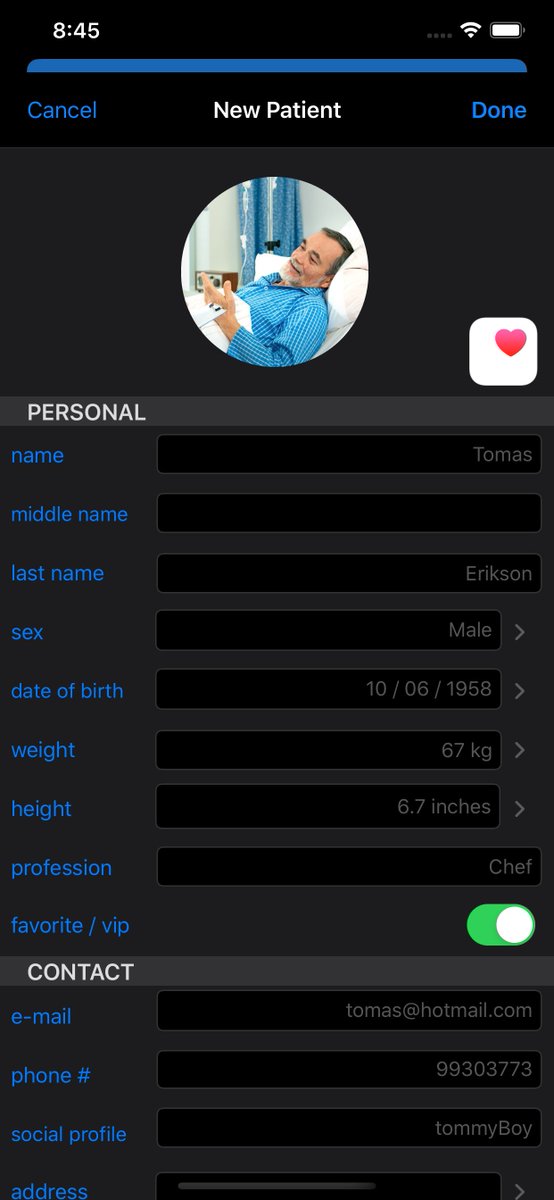 New Update available:

- support for iOS13
- support for Dark Mode 
- interface enhancements
- bug fixes

apps.apple.com/us/app/xpatien…