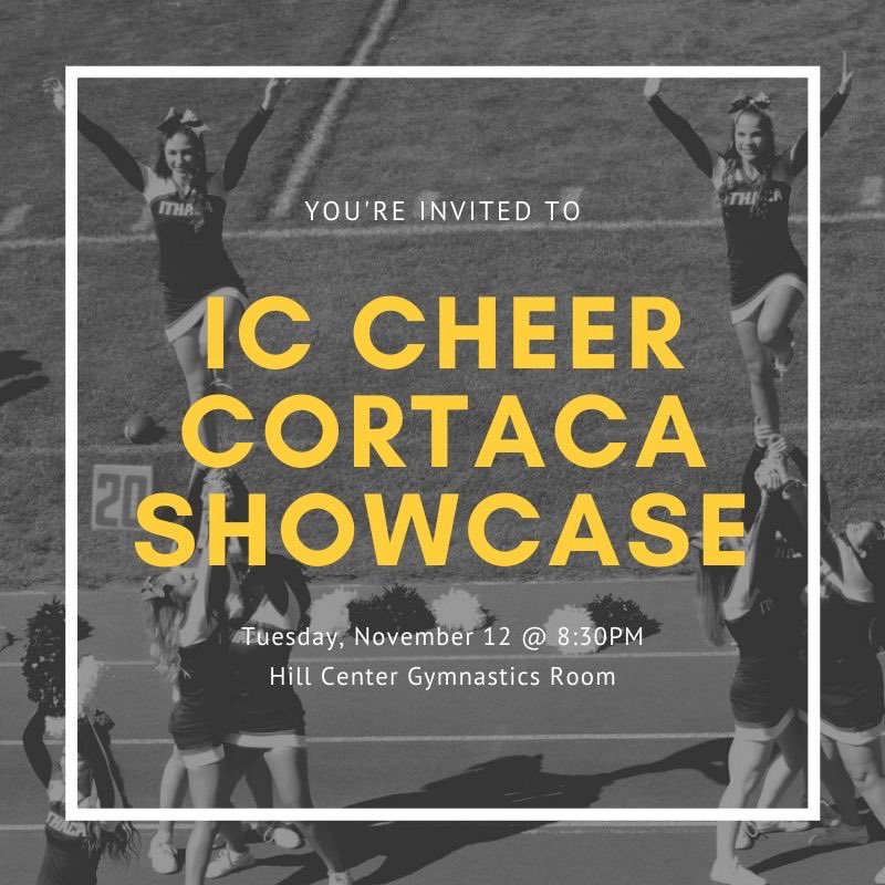 ICCheerleading's tweet photo. Join us as we perform our Cortaca halftime routine for the campus community! Hope to see you there! 💙 https://t.co/bb1xsaZh22