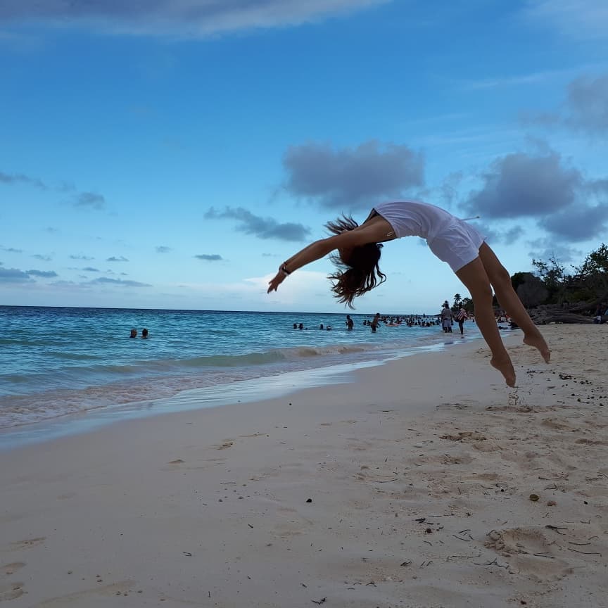 #gymnastics #beach #holidays #Cuba #gymnasticsonthebeach #nature #photography #sunshine