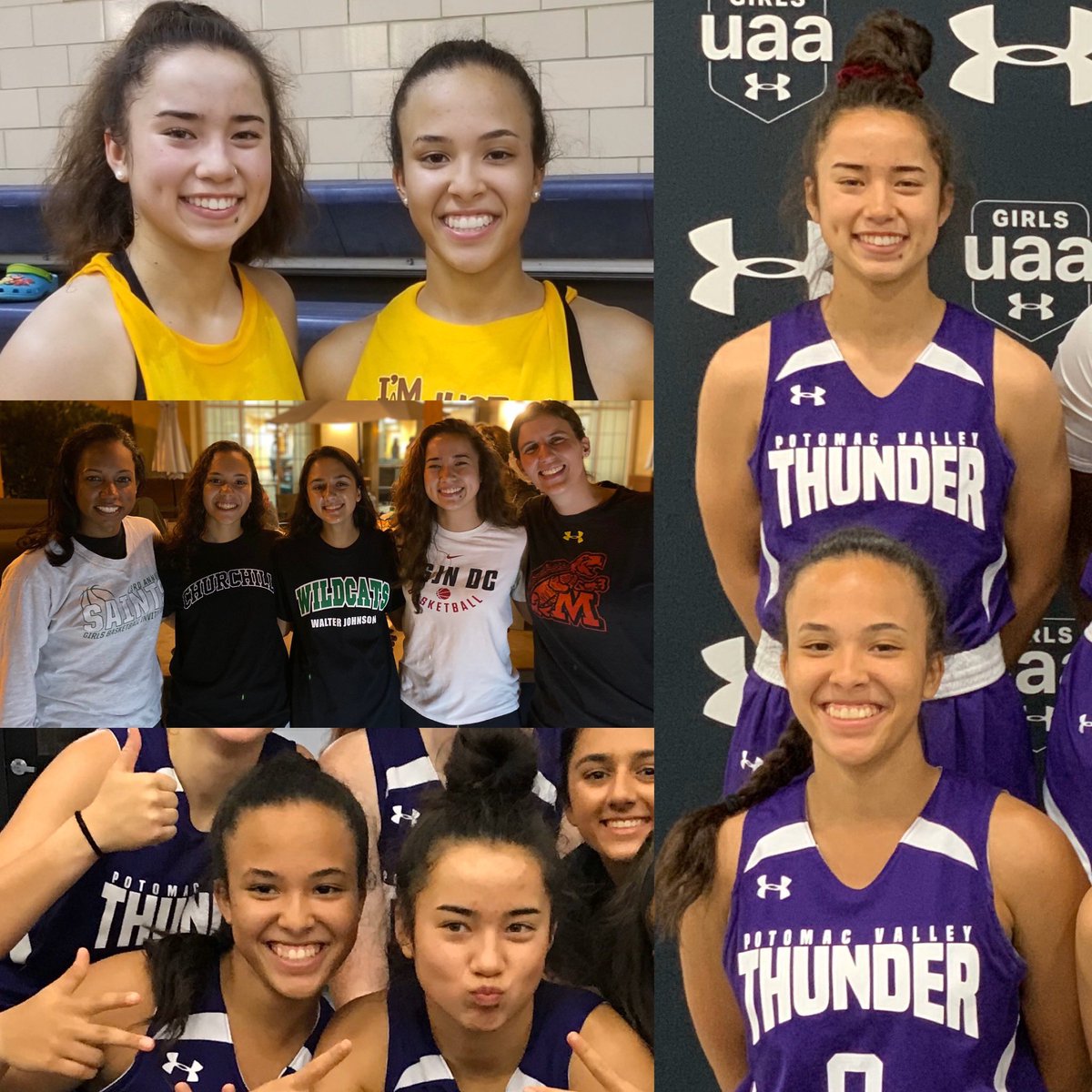 PVThunder_'s tweet image. High School season starts this week &amp;amp; we couldn’t let it start without congratulating 2 of our 2020 players on their college commitments! Miki Howson has committed to play at @GburgWBB &amp;amp; Madison Cuthbert to @SalisburyWBB - so happy for these 2 ballers! #HardWorkAlwaysPaysOff 🏀