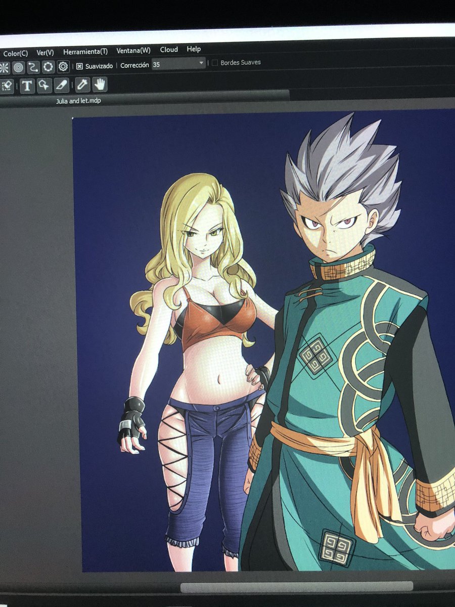 DazelArt's tweet photo. Wip 2... little by little i’ll get it eventually 😂 #Heros #julia #let #ravemaster https://t.co/CIzHYd83RL