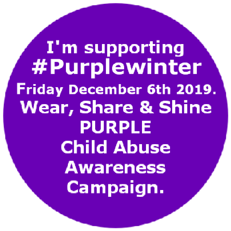 DavidLeanLeano's tweet photo. Be wonderful if your supporting #purplewinter if you changed your profile photo to the photo below over the next week or so to raise awareness of #purplewinter on Friday December 6th 
A free, simple &amp; inclusive Worldwide Child Abuse awareness Campaign run by Volunteers 
Plz Share https://t.co/Pa9zyhAMmC