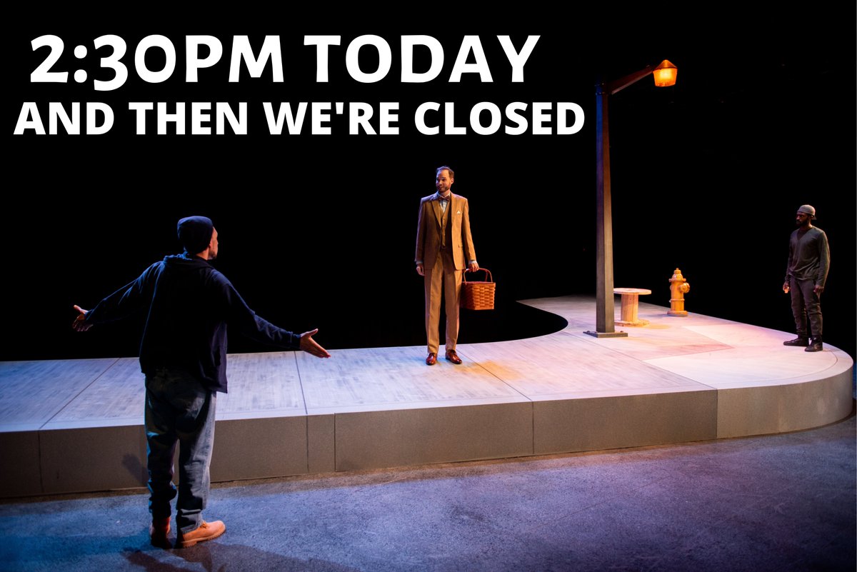 obsidiantheatre's tweet photo. No joking around here folks! What are you doing on a Sunday afternoon? 2:30pm at @buddiesTO #theaTO #PassOverTO
https://t.co/Mqg3uBH1rO https://t.co/e1BEjKzxj9
