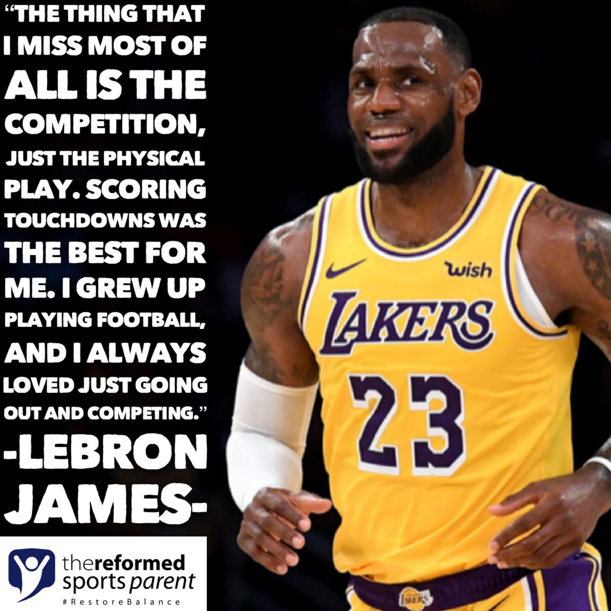 ReformedSptProj's tweet image. #LebronJames @KingJames 
#YouthSports #MultipleSports
#TheReformedSportsParent
#RestoreBalance