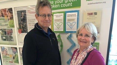 The good people at <a href="/AsdaHavant/">Community Champion</a> have included <a href="/MNDPortsmouth/">MND Portsmouth</a> in their Green Tokens scheme this month. Some of our members have been taking selfies as they post their tokens. Here are David and Jean Hood kicking it all off...why not join in if you're shopping there too?!