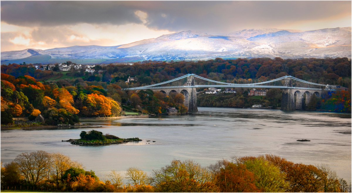 Hydref ym Môn - gaeaf yn Eryri
