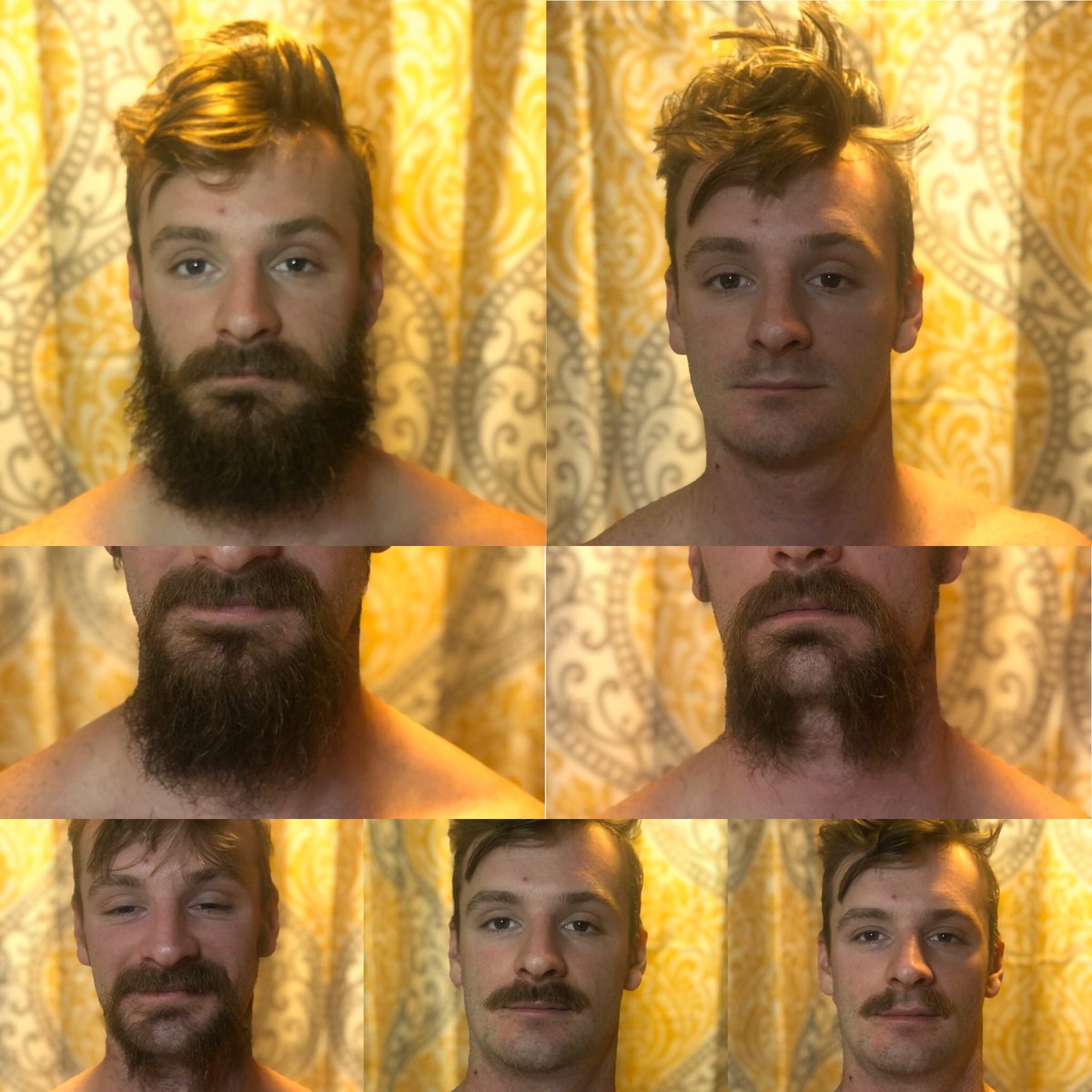 julssross's tweet photo. Didnt come to my show and penn state loses..... goodbye beard #beardshaming #bfshaming @cool_hand_Luc https://t.co/HdGBxwcDSQ