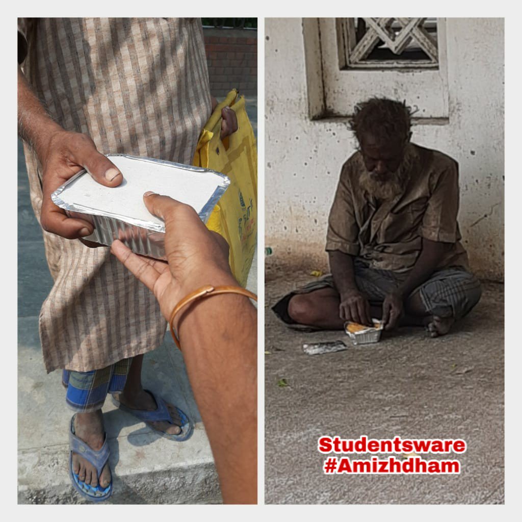Studentswarein's tweet photo. ஸ்டூடண்ஸ்வேர்_அமிழ்தம்_சென்னை!
சென்னையில் இன்று சாலையோரும் உள்ள முதியோர் மக்களுக்கு உணவு வழங்கப்பட்டது..
Studentsware Amizhdham 
Today provided Food to Road Side Needy People in Anna nagar to Marina at Chennai By Our Team Studentsware_Chennai🥰❤
#DoServiceAsRevolution!🔥 https://t.co/5AeLBYjV43