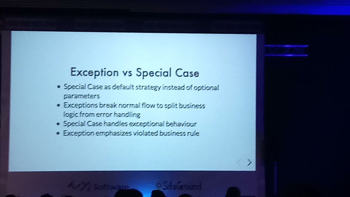 buki_zvani_pera's tweet image. Exceptions by @nikolaposa at #bgphp19