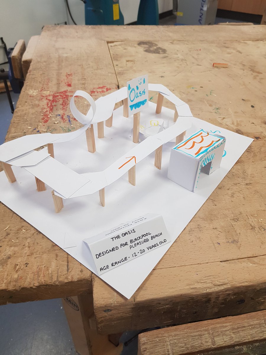 LgsTechnical's tweet photo. 'Oasis' by Jake and Holly #S3Rollercoasters #design #modelmaking https://t.co/Rk52VeSO3C