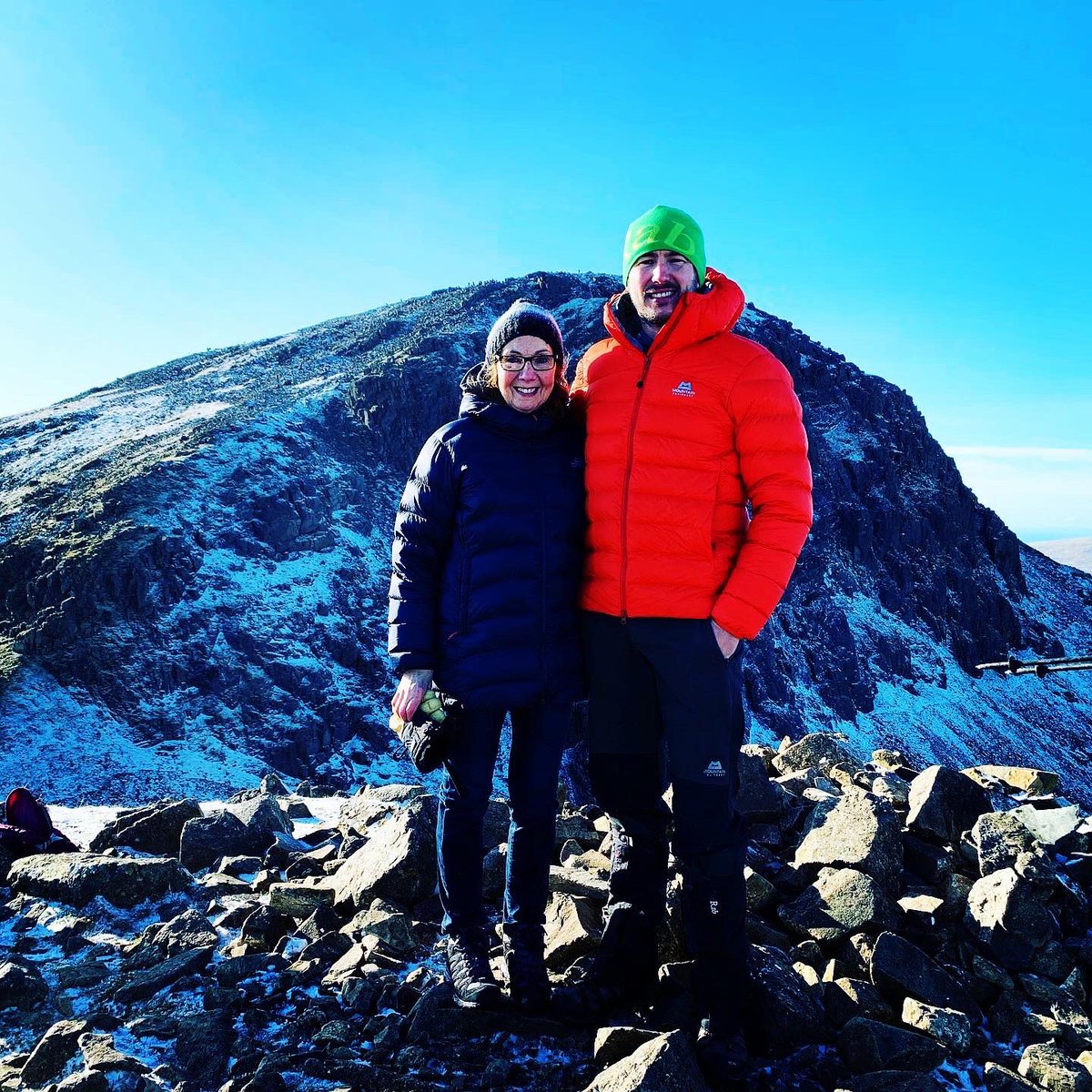 PCL_Net_Zero's tweet image. Dragged my mother up the icy, sub-zero, snow dusted mountains today for the annual Remembrance Day memorial service held on Green Gable (801m) and Great Gable (899m). She smashed it as well. Not bad for a relic 🏔🏔🏔 #remember #lakedistrict #wainwrights