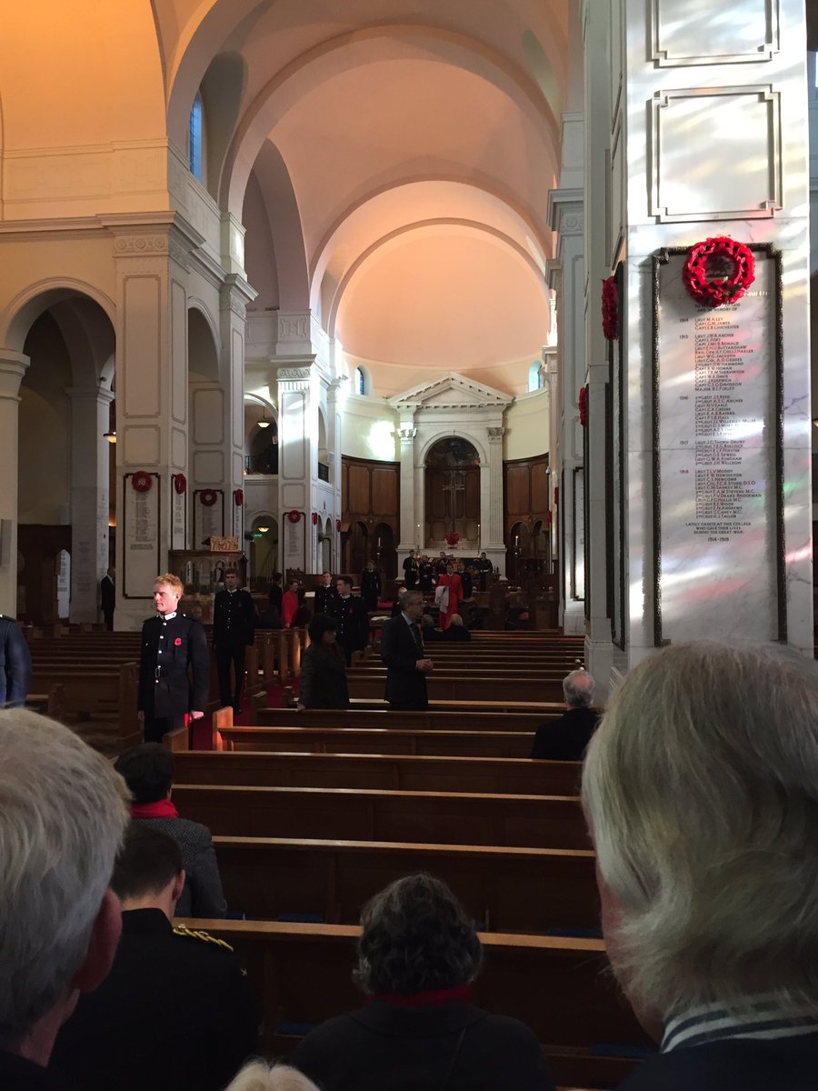 ProvincialComm2's tweet photo. At the Oyal Memorial Chapel in RMA Sandhurst for s remembrance parade. Very movingly and remembering friends who are no longer here. ‘At the going down of the sun and in the morning we will remember them’ https://t.co/vUYjX9U5RW