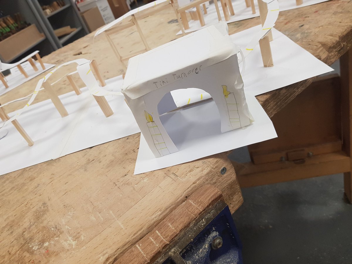 LgsTechnical's tweet photo. 'Tiki Turnover' by Tom and Callum S. #S3rollercoasters #design #modelmaking https://t.co/R530D3bUjx