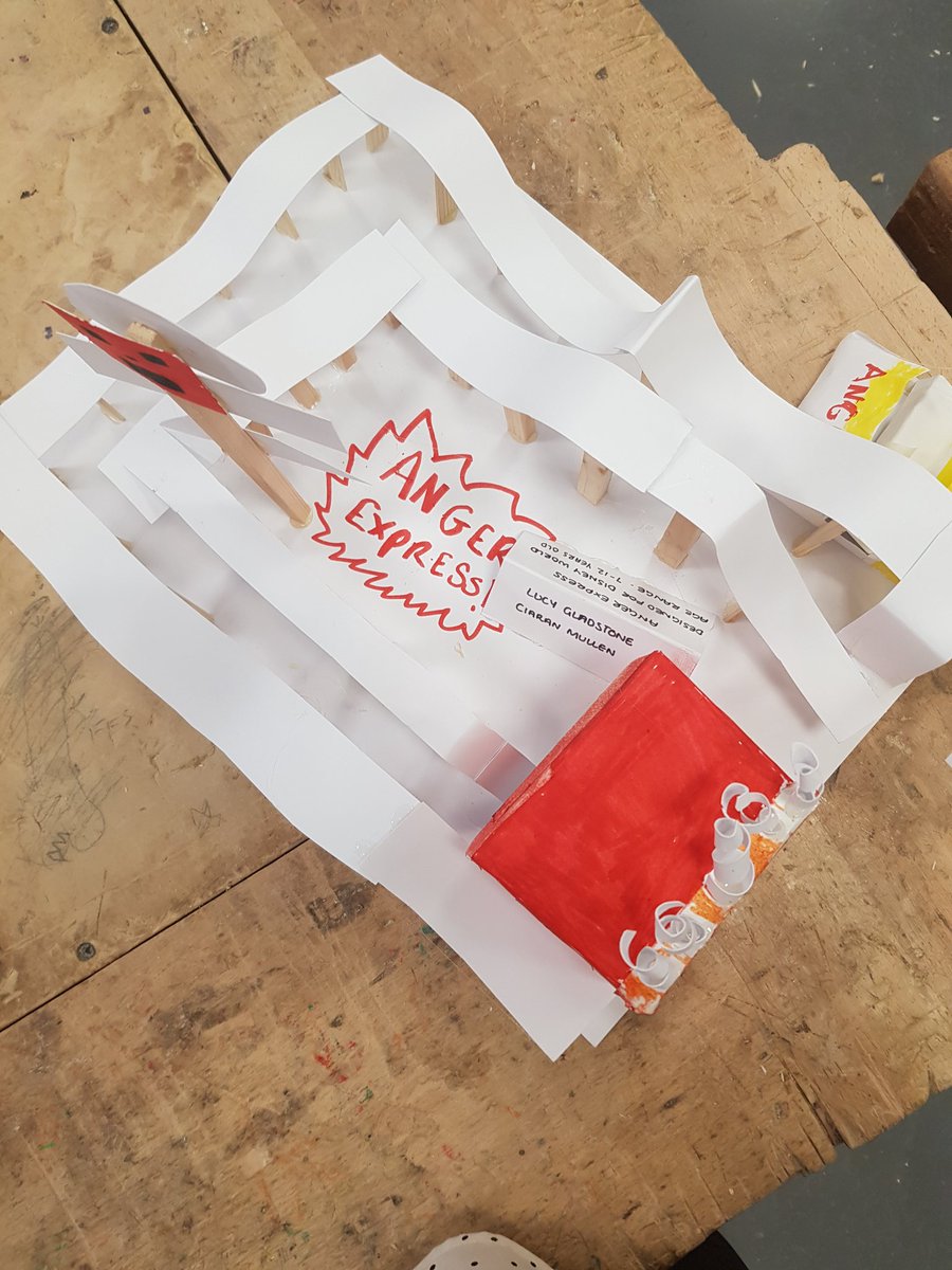 LgsTechnical's tweet photo. 'The Anger Express' by Ciaran and Lucy.
#S3rollercoasters #design #modelmaking https://t.co/ombNPsnFUh