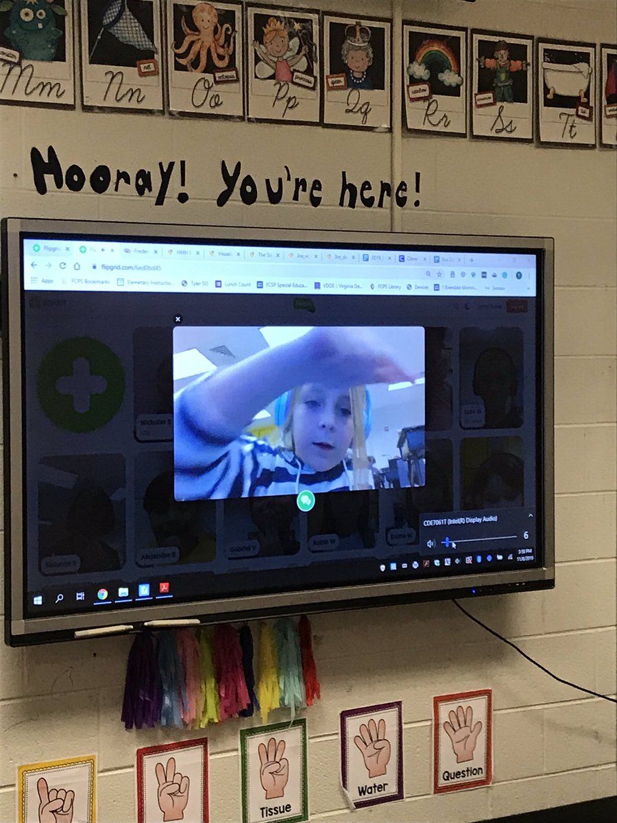 Thank you to @KyleeSofranko from @CESMiniCougars for introducing me to @Flipgrid where our kiddos could be engaged and empowered using their voice! We loved being able to share what we learned at the end of our unit in a new, fun way! #EmpowerEveryVoice #Flipgrid #fcpsinspires