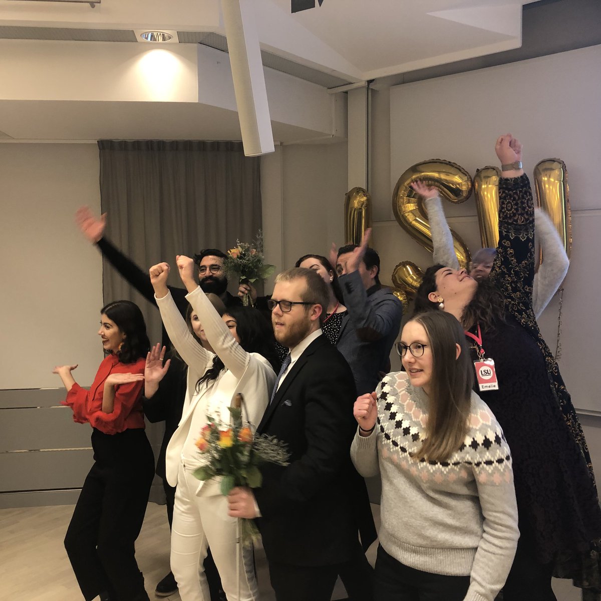 LSU_se's tweet image. Och här är @LSU_se nya styrelse! Stort grattis till er, kansliet och till #ungdomsrörelsen! Vi är ett spännande år framför oss! 🎉