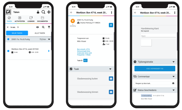 FacilityApps's tweet photo. Dinsdag en woensdag is de nieuwe geïntegreerde werkbon app van Nocore BV en FacilityApps voor het eerst te bekijken op de Schoonmaakvakdagen. Kom naar stand 7 in Houten voor 'n demo!

Lees meer over de werkbon app die bij de 1e klanten draait: https://t.co/dlmwtbW73t #smvd19 https://t.co/9qGAeHU61p