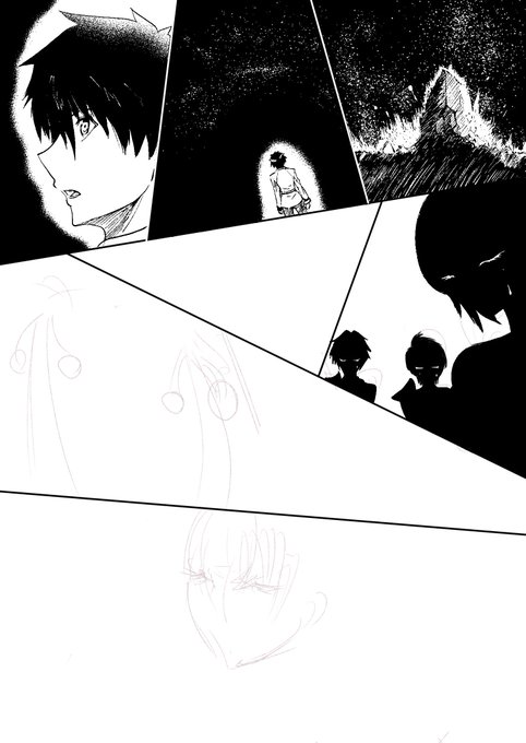 作業進捗。スカサハ師匠のマンガは描いてる…描いてるんだ…! 