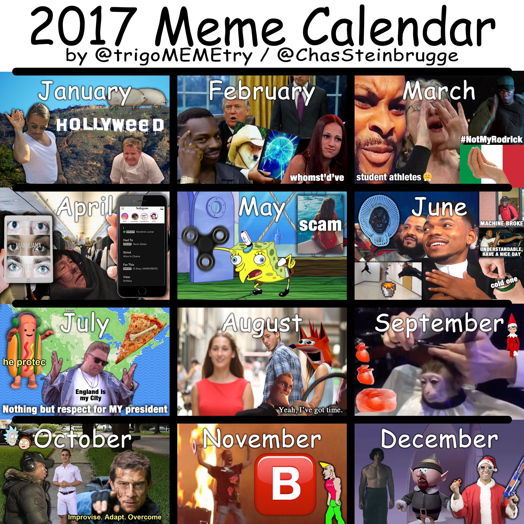 February 2021 Calendar Memes Just Click Print Right From Your Browser