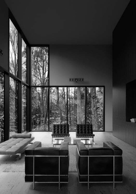 amarchitettura's tweet image. #MiesvanderRohe #BarcelonaChair and Le Corbusier LC2 armchair I Graticule House | via: Susana Y