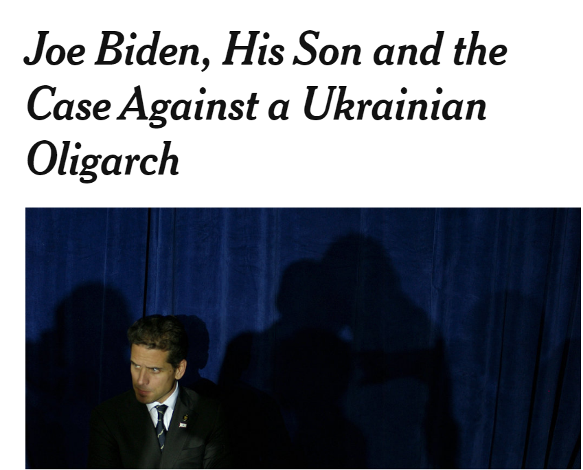 20/ meanwhile, on Dec 9, NYT published a damning story entitled "Joe Biden, His Son and the Case Against a Ukrainian Oligarch" which contained surprisingly pointed criticisms https://www.nytimes.com/2015/12/09/world/europe/corruption-ukraine-joe-biden-son-hunter-biden-ties.html