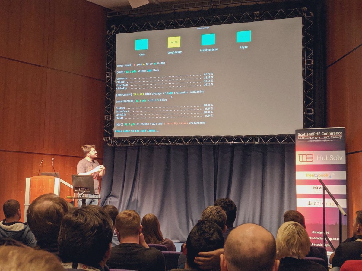 enunomaduro's tweet image. Had a great time at @scotlandphp! Amazing conference with awesome people behind it. #ScotPHP19
See you all next year. ✈️