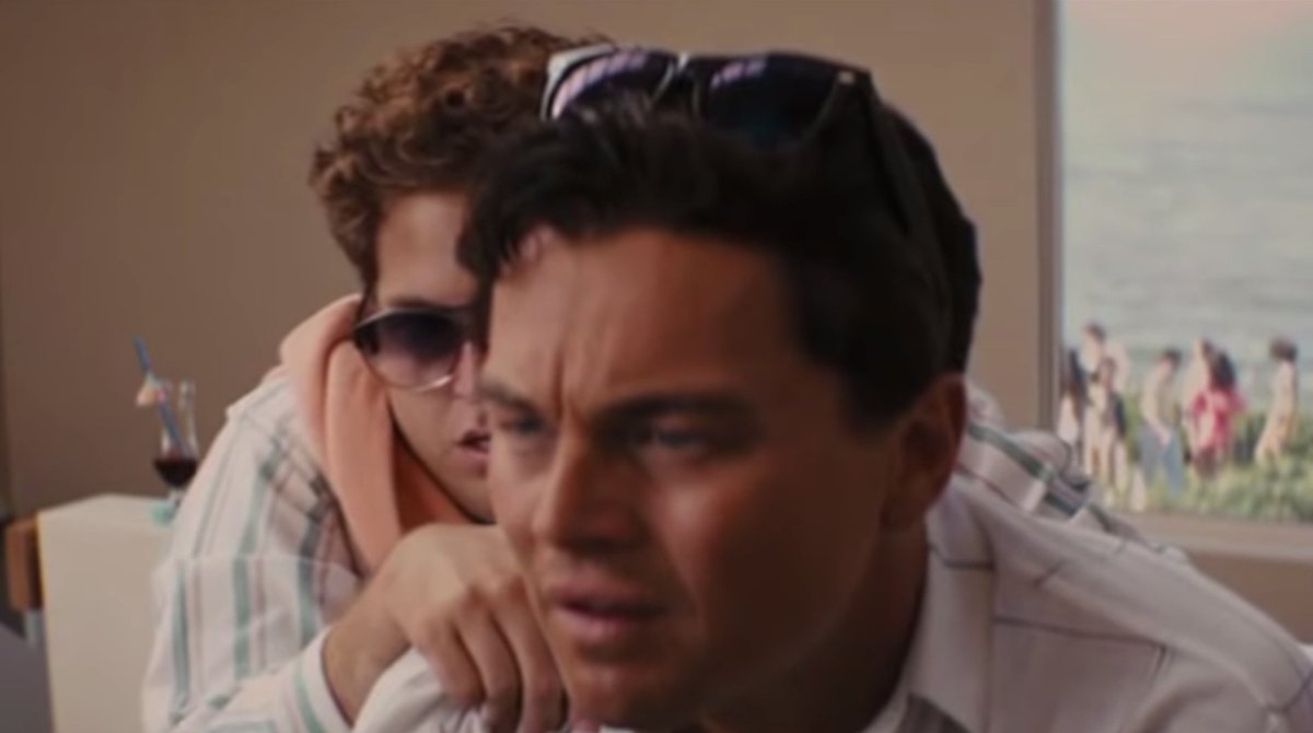 Steve Madden scene from Wolf of Wall Street.