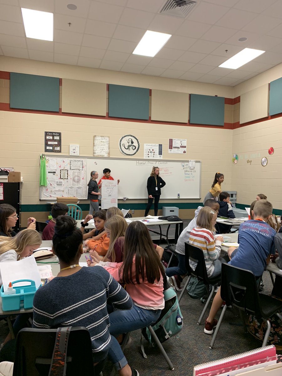 PRMS_Playhouse's tweet photo. I love teaching Shakespeare but I love more when the kids teach each other! #prmsrocks #teamlcisd #theatre https://t.co/yb0VsxPOMA